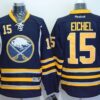Sabres 15 Jack Eichel Navy Blue Men Jersey