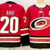 Hurricanes 20 Sebastian Aho Red New Men Jersey