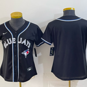 Toronto Blue Jays Blank Black 50th Anniversary Cool Base Youth Jersey