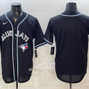Toronto Blue Jays Blank Black Cool Base Men Jersey