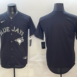 Toronto Blue Jays Blank Black Cool Base Men Jersey