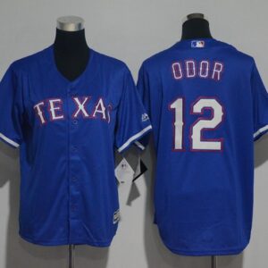 MLB Rangers 12 Rougned Odor Blue Cool Base Youth Jersey