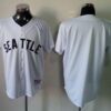 MLB Mariners Blank White 1909 Turn Back The Clock Men Jersey