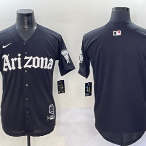 MLB Diamondbacks Blank New Black Nike Cool Base Men Jersey