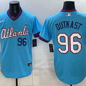 Atlanta Braves 96 Outkast Powder 2026 City Connect Cool Base Men Jersey