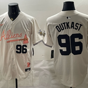 Atlanta Braves 96 Outkast Cream Men Jersey