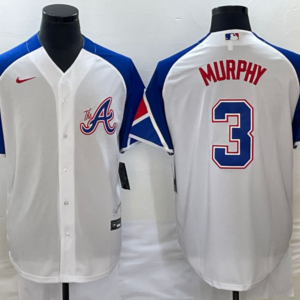 MLB Braves 3 Dale Murphy White 2023 City Connect Cool Base Men Jersey