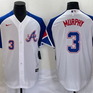 MLB Braves 3 Dale Murphy White 2023 City Connect Nike Cool Base Men Jersey