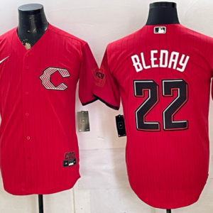 Cincinnati Reds 22 Bleday Red City Men Jersey