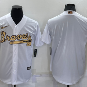MLB Braves Blank White 2022 All-Star Nike Cool Base Men Jersey
