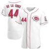MLB Reds 44 Elly De La Cruz  White Nike Flexbase Men Jersey
