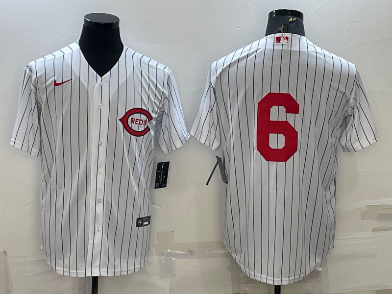 MLB Reds 6 Jonathan India White 2022 Field of Dreams Nike Cool Base Men Jersey