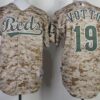 MLB Reds 19 Joey Votto Camo Cool Base Youth Jersey