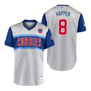 MLB Chicago Cubs 8  Ian Happ Happer 2019 Little League Classic Men Jersey