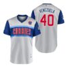 MLB Chicago Cubs 40 Willson Contreras Venezuela 2019 Little League Classic Men Jersey
