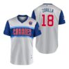 MLB Chicago Cubs 18 Ben Zobrist Zorilla 2019 Little League Classic Men Jersey