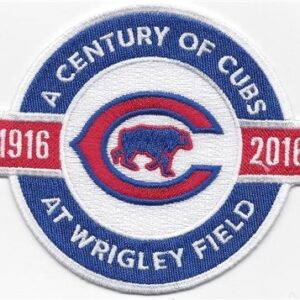 MLB Chicago Cubs 100 Anniversary Patch 1916-2016