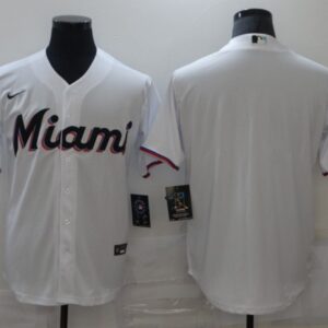 MLB Marlins Blank 2020 Nike Cool Base Men Jersey