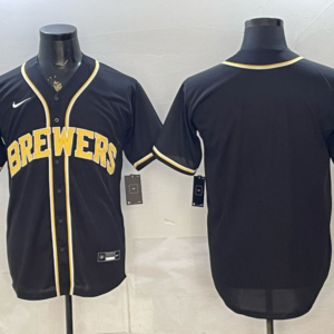 Milwaukee Brewers Blank 2026 Black Out Cool Base Men Jersey