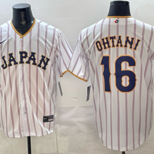 Team Japan Dodgers 16 Shohei Ohtani White 2026 World Cup Cool Base Men Jersey