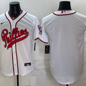 Philadelphia Phillies Blank White Men Jersey