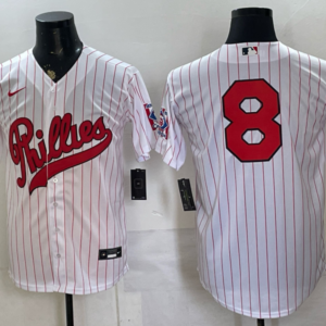 Philadelphia Phillies 8 Nick Castellanos  White Throwback Men Jersey