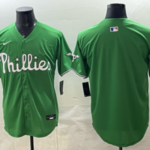 Philadelphia Phillies Blank Green Cool Base Men Jersey