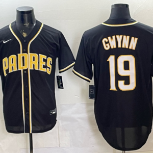 San Diego Padres 19 Tony Gwynn 2026 Black Out Cool Base Men Jersey