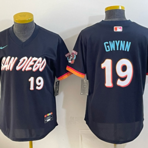 San Diego Padres 19 Tony Gwynn Navy 2026 City Connect Cool Base Youth Jersey