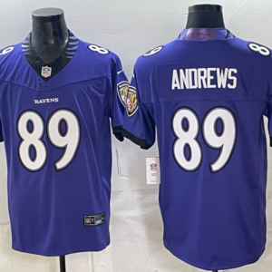 Baltimore Ravens 89 Mark Andrews Purple 2026 New F.U.S.E. Vapor Limited Men Jersey