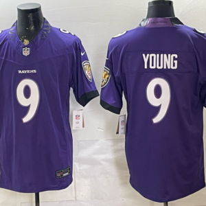 Baltimore Ravens 9 Justin Tucker Purple 2026 New F.U.S.E. Vapor Limited Men Jersey