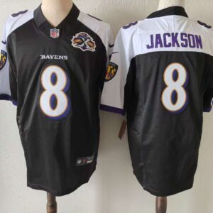 Nike Ravens 8 Lamar Jackson Thanksgiving Day F.U.S.E. Vapor Limited Men Jersey