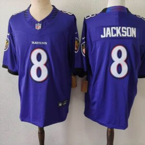 Baltimore Ravens 8 Lamar Jackson Purple 2026 New F.U.S.E. Vapor Limited Men Jersey