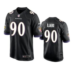Ravens 90 David Ojabo Black 2022 Draft Vapor Untouchable Limited Men Jersey