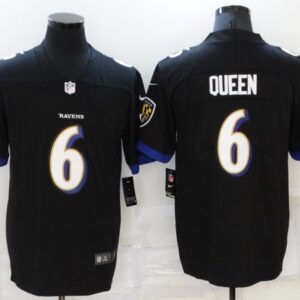 Nike Ravens 6 QUEEN Black Vapor Untouchable Limited Men Jersey