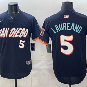 San Diego Padres 5 Laureano Navy 2026 City Connect Cool Base Men Jersey