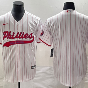 MLB Phillies Blank White Baseball Nike Cool Base Men Jersey