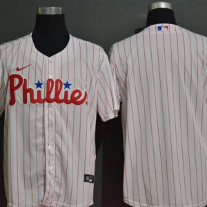MLB Phillies Blank White 2020 Nike Cool Base Men Jersey