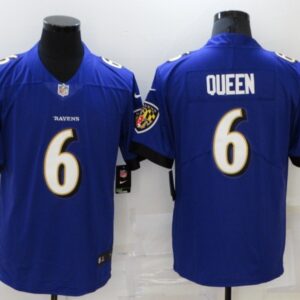 Nike Ravens 6 QUEEN Purple Vapor Untouchable Limited Men Jersey