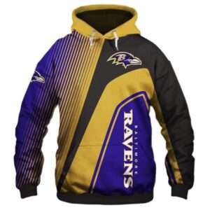 Baltimore Ravens 3D Sweatshirt Pullover Hoodie