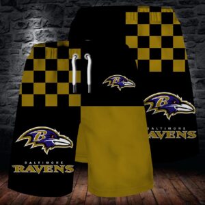Baltimore Ravens Fashion Beach Shorts