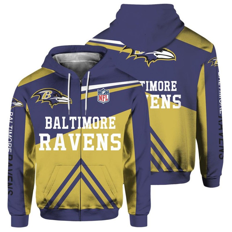 Baltimore Ravens Rugby Fan 3D Flight Suit Spring Trainer Hoodie Sweatshirt