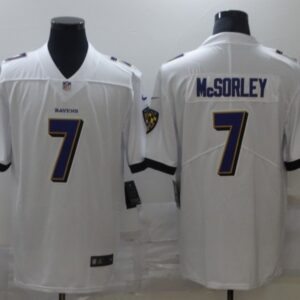 Nike Ravens 7 Trace McSorley White Vapor Untouchable Limited Men Jersey