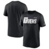 Baltimore Ravens 2020 Black Sideline Impact Legend Performance T-Shirt