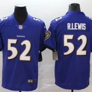 Nike Ravens 52 Ray Lewis Purple Vapor Untouchable Limited Men Jersey