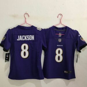 Nike Ravens 8 Lamar Jackson Purple Vapor Untouchable Limited Youth Jersey