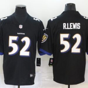 Nike Ravens 52 Ray Lewis Black Vapor Untouchable Limited Men Jersey
