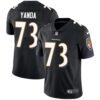Nike Ravens 73 Marshal Yanda Black Vapor Untouchable Limited Men Jersey