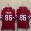 Buffalo Bills 86 Dalton Kincaid Red Vapor Limited Men Jersey