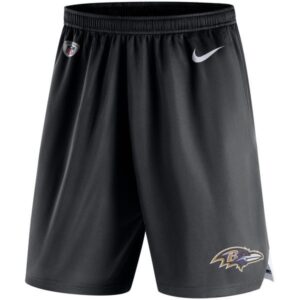 Baltimore Ravens Knit Performance Black Shorts